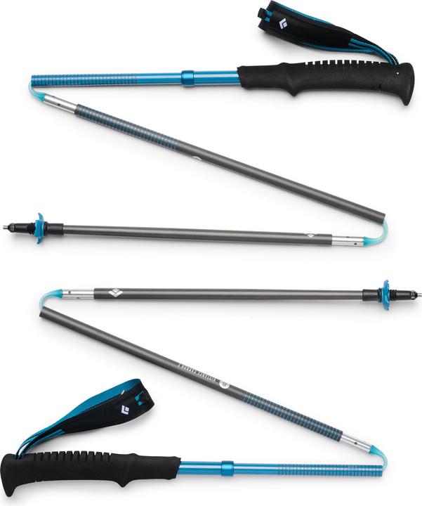 Produktbild Black Diamond Trekkingst?cke Distance Carbon Z (anthrazit/blau, 1 Paar, 110 cm) (110 cm)