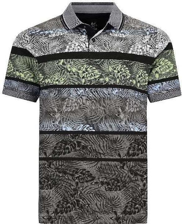Immagine prodotto Hajo Polo Stay Fresh Print Camicia a maniche corte con colletto a polo (56)