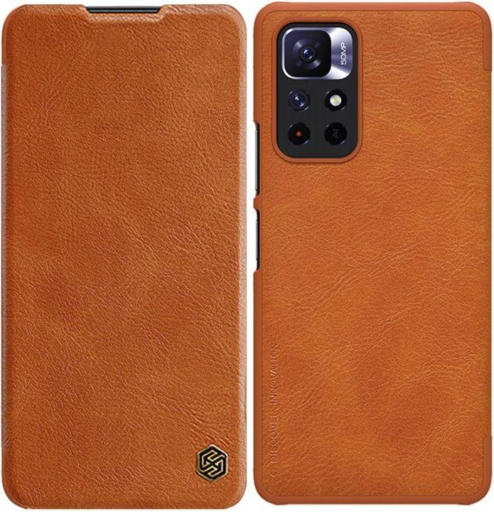 Image du produit Nillkin Qin Case Case pour Xiaomi Poco M4 Pro 5G caméra Protector Holster Pouch Cover Flip Co (Xiaomi Poco M4 Pro 5G)