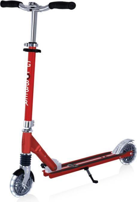 Globber Scooter Flow Element Comfort Lights, rot, 727-102