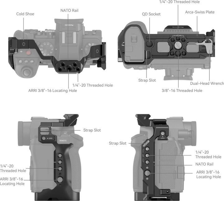 Actual product image SmallRig Cage for Panasonic Lumix S5 II (Cage)