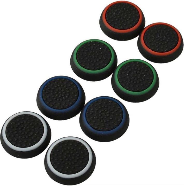Produktbild JTI Silikon-Huthülle für PS4 und Xbox One, 4er-Pack - Weiss (Xbox One S, PS4)