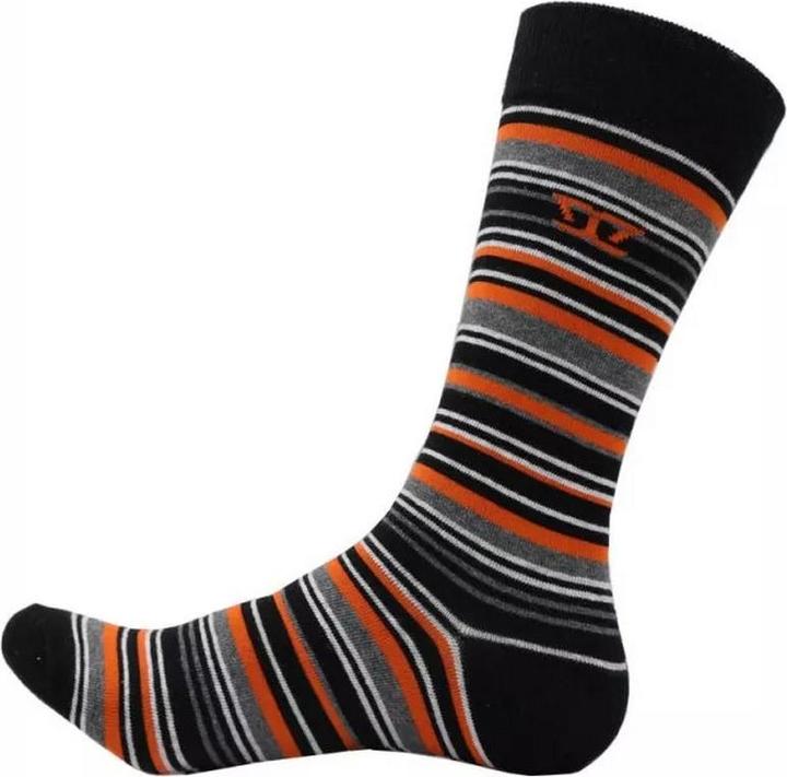 Image du produit DUKE Mens Roxton D555 Striped Cotton Kingsize Ankle Socks (Pack of 3) (Lot de 3, 45 - 48)