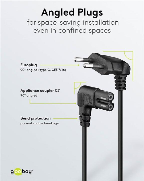 Immagine prodotto Goobay CEE 7/16 - C7 (0.30 m)
