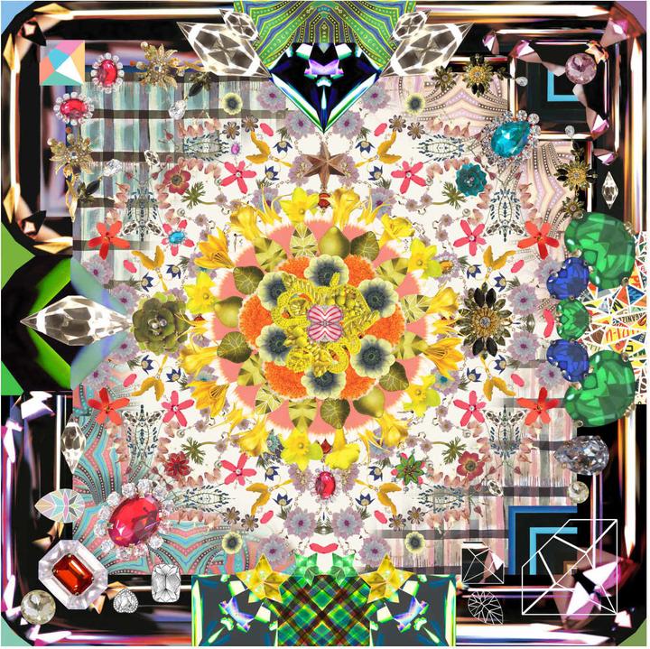Actual product image Moooi Jewels Garden carpet (250 x 250 cm)
