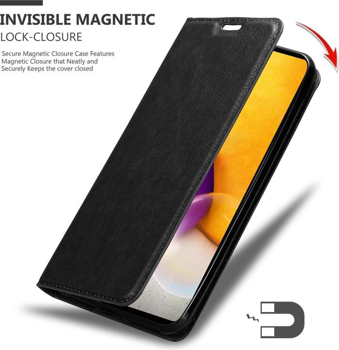 Produktbild Cadorabo Hülle für Samsung Galaxy A73 5G im Book Invis. Magnet Style (Samsung Galaxy A73 5G)