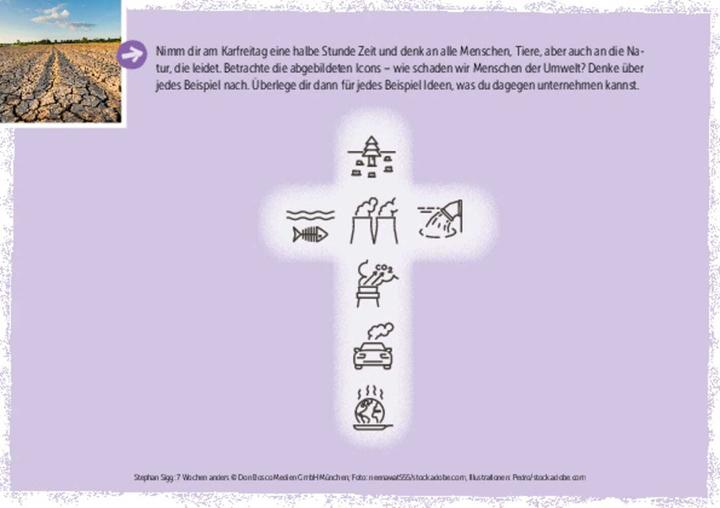 Immagine prodotto 7 Wochen anders: ein Fastenkalender für Jugendliche von Aschermittwoch bis Ostern (Tedesco, Stephan Sigg, 2023)