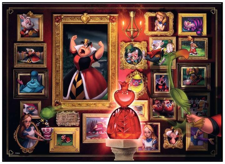 Produktbild Ravensburger Puzzle 1000 Teile 12000038 - Disney Villainous Herzkönigin - Die beliebten Charaktere (1000 Teile)