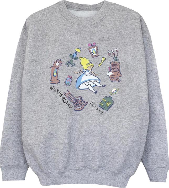 Produktbild Disney Jungen Alice im Wunderland Falling Sweatshirt (128)