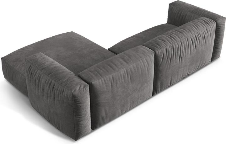 Image du produit Micadoni Canapé D'Angle Droit Modulaire, "Martina", 2 Places, 283x176x75 Fabriqué en Europe (Canapé d'angle)
