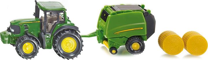 Siku 1665 John Deere mit Ballenpresse