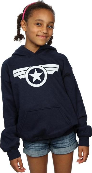 Captain America Super Soldier Kapuzenpullover Mädchen