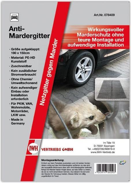 Actual product image IWH Anti-marten grille
