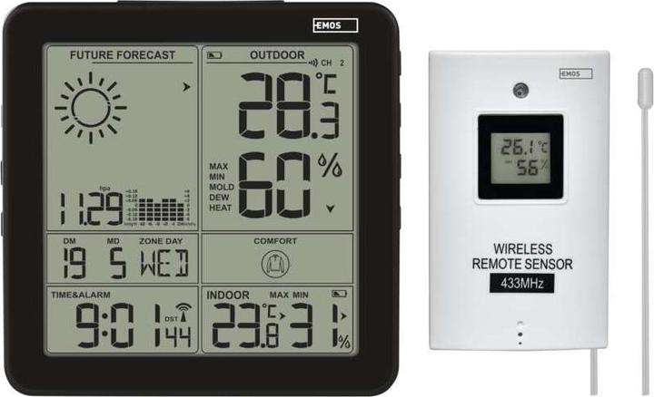 Produktbild Emos Drahtlose Wetterstation E5080