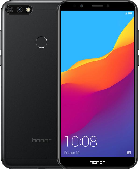 Image du produit Honor 7c (32 Go, Noir, 5.99", Double SIM + SD, 12.98 Mpx, 4G)