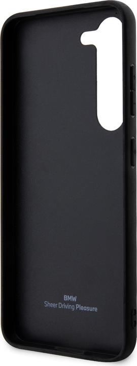 Image du produit BMW BMHCS23S22RDPK S23 S911 czarny/black hardcase Leather Textured & Stripe (Samsung Galaxy S23)