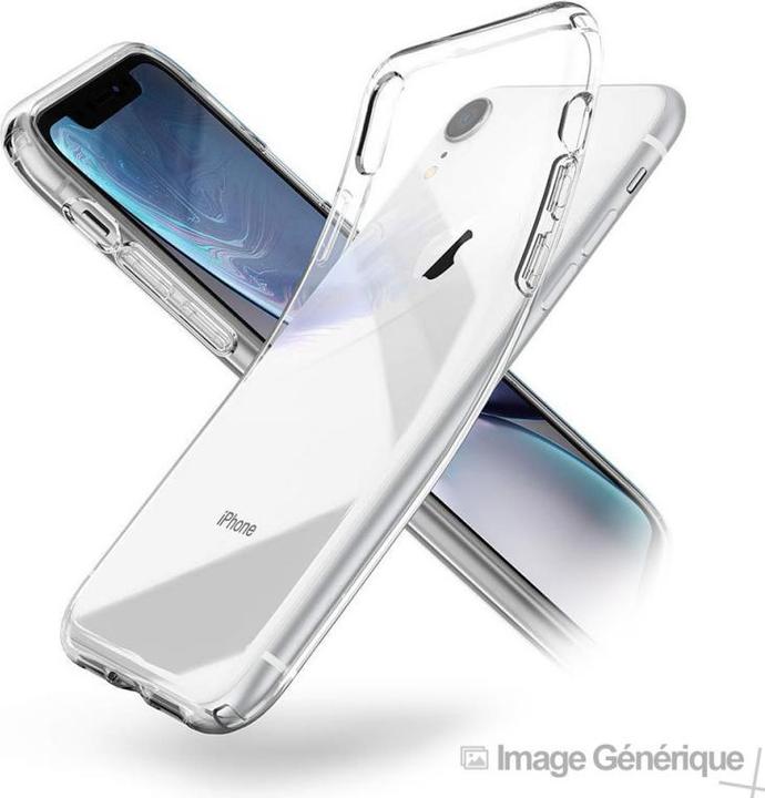 Actual product image Finoo Transparent Silicone Case for iPhone XR (Apple iPhone XR)
