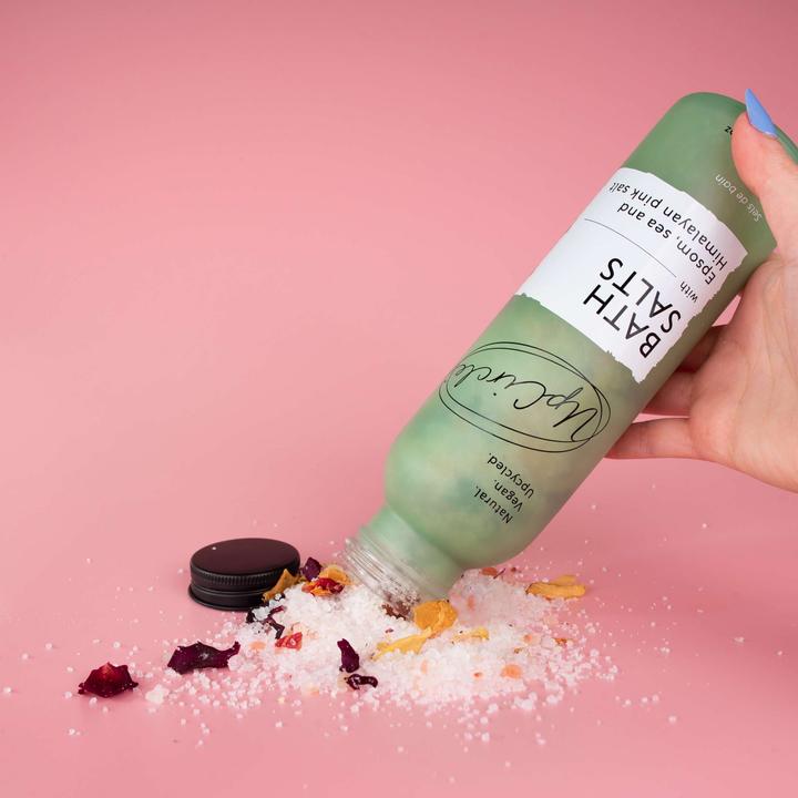 Produktbild UpCircle Badesalze mit Epsom und Himalaya -rosa Salz (Badesalz)