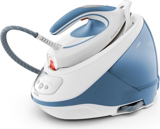 Immagine prodotto Tefal GV9220 Stazione di stiratura a vapore Durilium AirGlide Autoclean, con piastra di appoggio Burgundy (2600 W, 540 g/min)