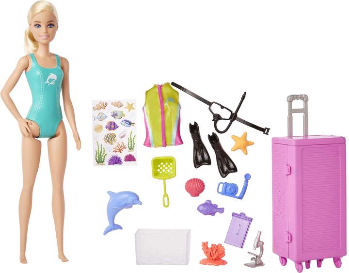 Actual product image Barbie Marine Biologist Doll and Playset (Light Skin Tone)