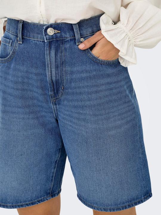 Produktbild Only ONLHOPE Hohe Taille Weiter Beinschnitt Jeans-Shorts Jeans-Shorts (M)