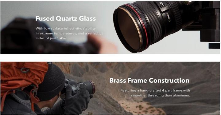 Produktbild PolarPro QuartzLine ND16 (46 mm, ND- / Graufilter, 46 mm)