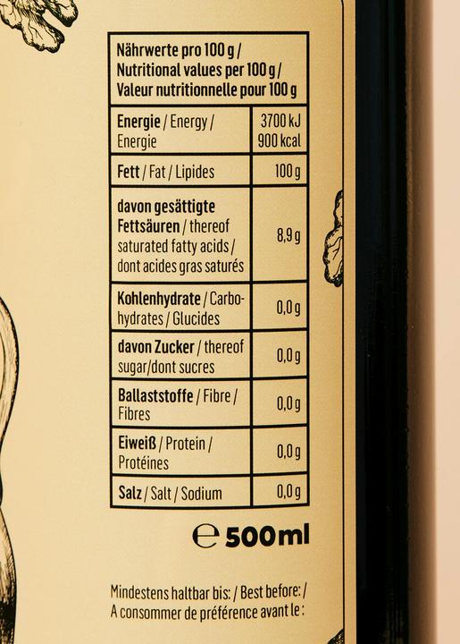 Produktbild KoRo Bio Walnussöl kaltgepresst (500 ml)
