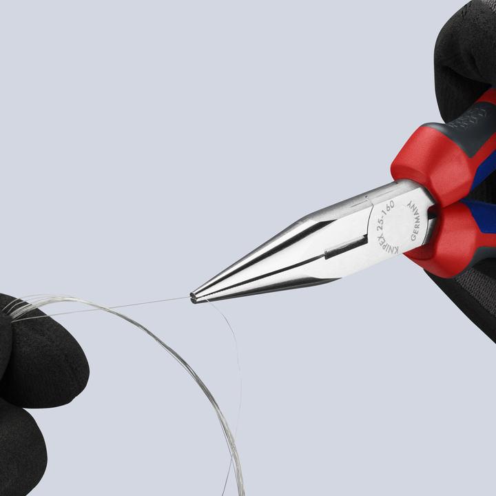 Produktbild Knipex Flachrundzange mit Schneide (160 mm)