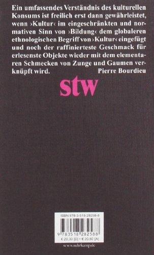 Produktbild Die feinen Unterschiede (Deutsch, Pierre Bourdieu, 1987)