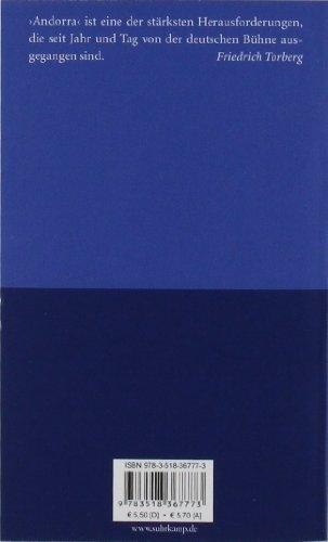 Produktbild Andorra (Deutsch, Max Frisch, 1975)