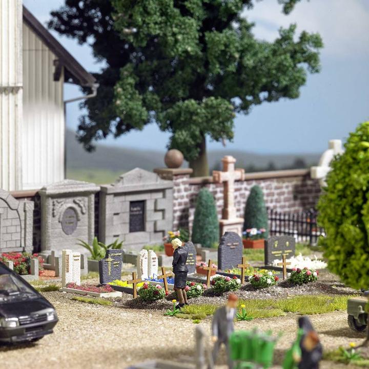 Actual product image Busch 1090 H0 cemetery kit