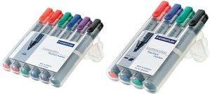 Image du produit Staedtler Marqueur Lumocolor pour tableau à feuilles mobiles (Grey, 5 mm, 6 x)