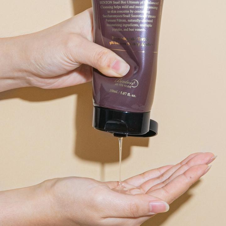 Actual product image Benton Snail bee ultimate ph-balanced cleansing (Cleaning cloths, 150 ml)