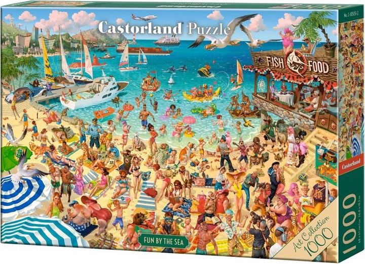 Actual product image Castorland Puzzle 1000 pieces Fun by the Sea (1000 pieces)