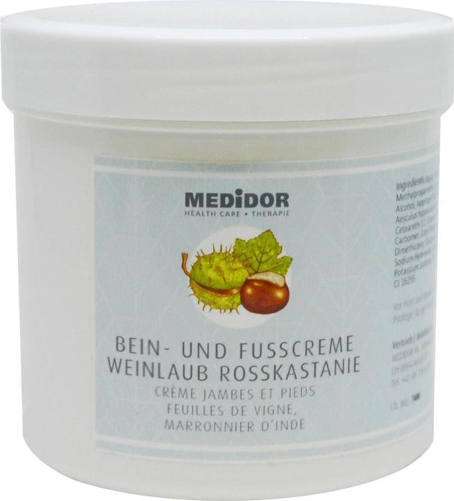 Actual product image Medidor Leg and foot cream vine leaves horse chestnut 250 ml (250 ml)