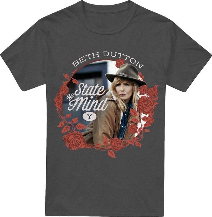 Actual product image Yellowstone Unisex Adult State Beth Dutton T-Shirt (L)