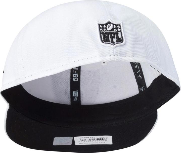 Produktbild New Era 59Fifty Cap - XL LOGO Las Vegas Raiders weiss - 7 (XL)