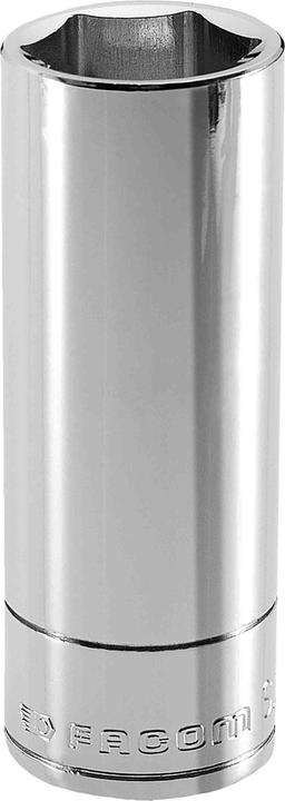Actual product image Facom Square socket, 19mm, hexagonal output, length 77 mm (19 mm)