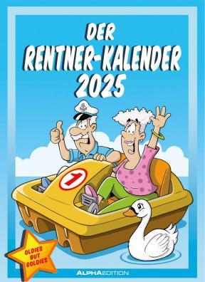 Produktbild Alpha Edition Der Rentner-Kalender 2025 Bildkalender, 23,7x34cm, Wandkalender mit witzigen (23.7 x 34 cm, Deutsch)