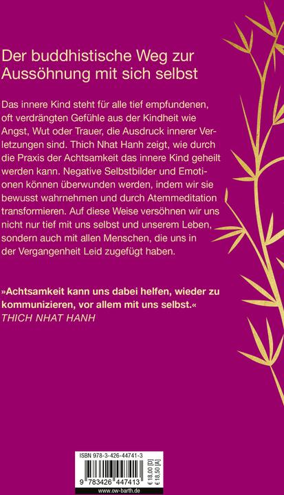 Image du produit Versöhnung mit dem inneren Kind (Allemand, Ursula Richard, Thich Nhat Nhat Hanh, 2024)