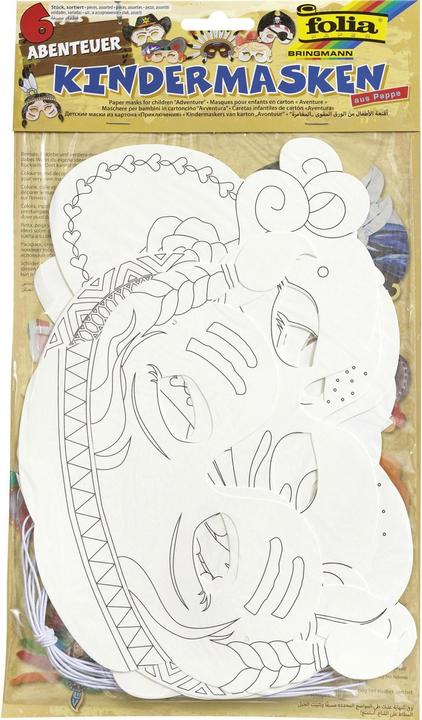 Actual product image Folia Children Masks Adventure