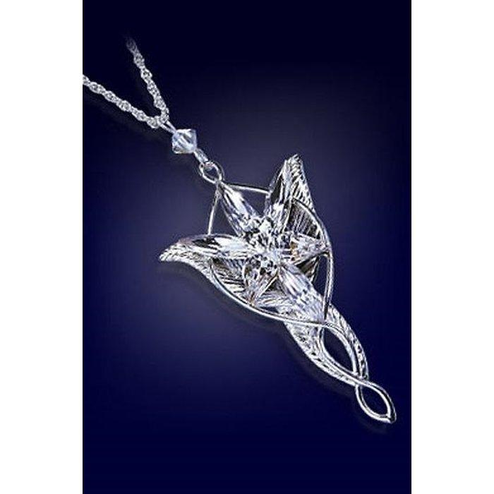 Actual product image Noble Collection Lord of the Rings Pendant Arwen's Evening Star (silver plated)