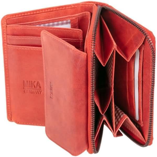 Produktbild Mika Damengeldb”rse, aus Leder, Farbe: navy