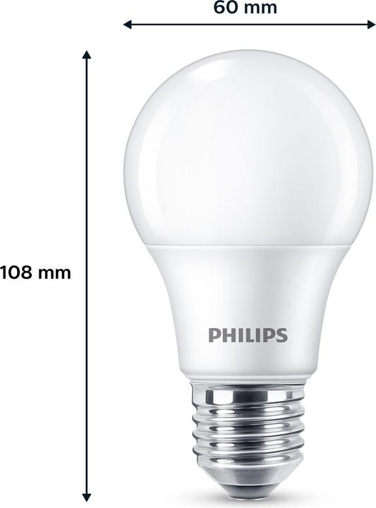 Actual product image Philips LED Bulbs (E27, 8 W, 806 lm, 6 x, F)