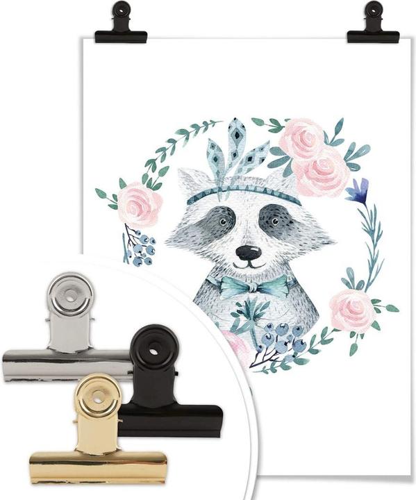 Produktbild Trenddeko Waschbär 01 (60 x 80 cm)