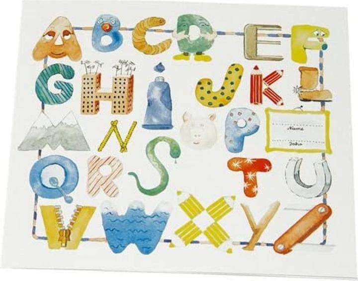 Daiber 1x25 ABC 13x18 Kinder Portraitmappen (13 x 18 cm, 25 x)