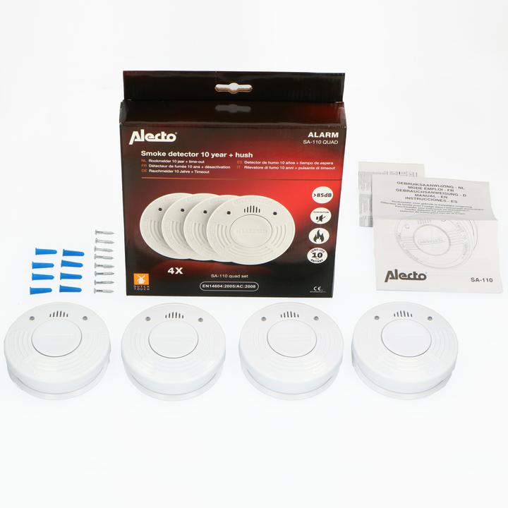 Actual product image Alecto SA-110 (10 jaar) 4-Pack