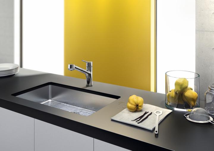 Actual product image hansgrohe Talis M52 single lever kitchen mixer tap 170, pull-out spray, 2 spray types