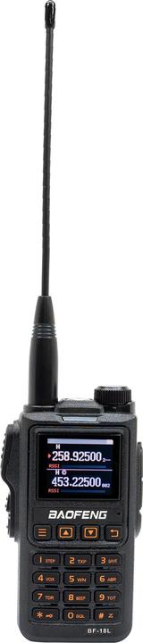 Baofeng Radio VHF/UHF portable BF-18L, bi-bande, 999 CH, 1800 mAh, Scan, Dual Watch, Roger Beep, FM