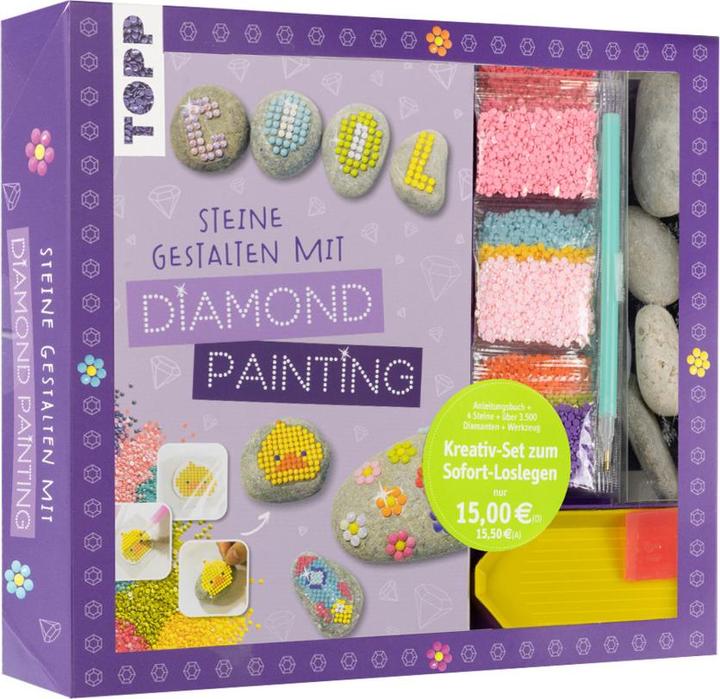 Actual product image Creative Set Design Stones with Diamond Painting